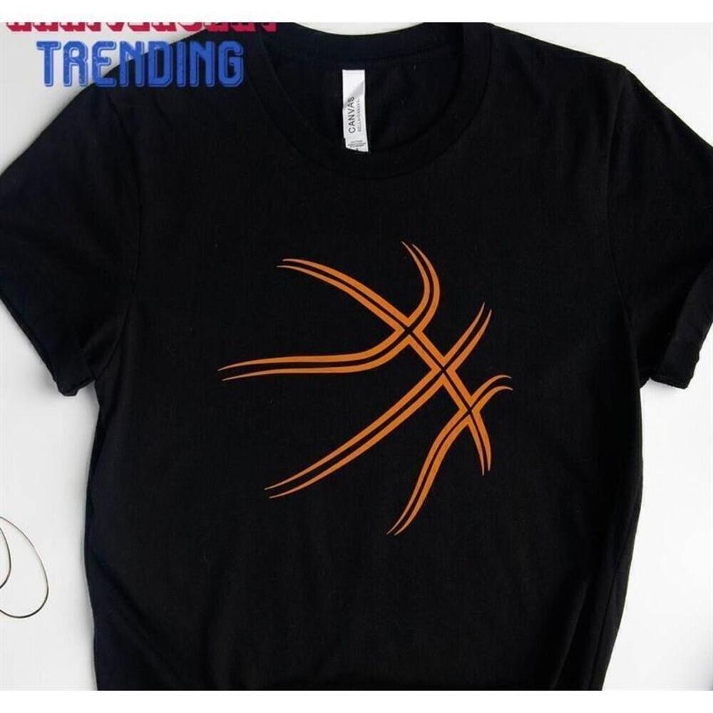 Basketball Line Minimal Sport Graphic Streetwear Unisex T-Shirt
